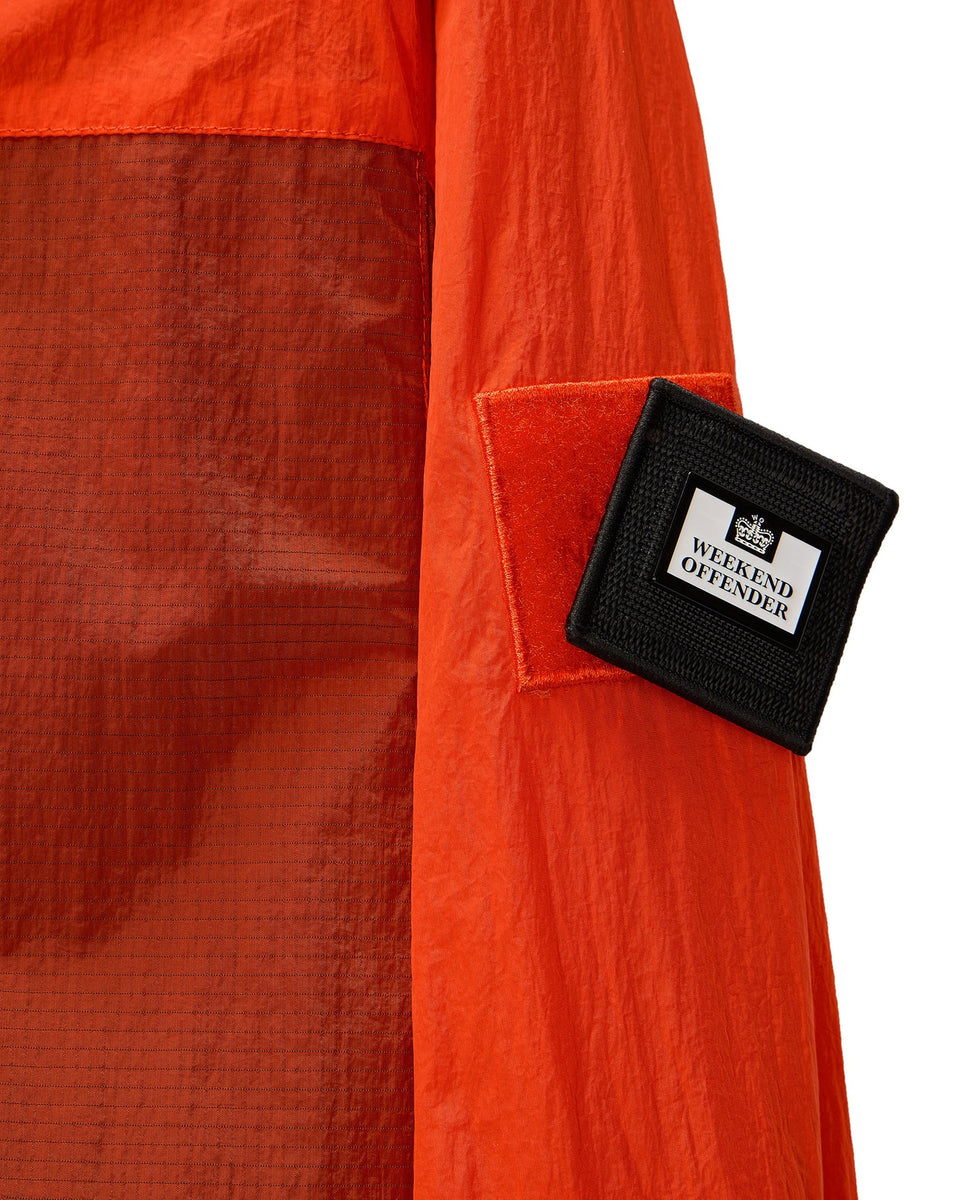 Weekend Offender Koze Windbreaker Jacket Orange Peel Inocencia