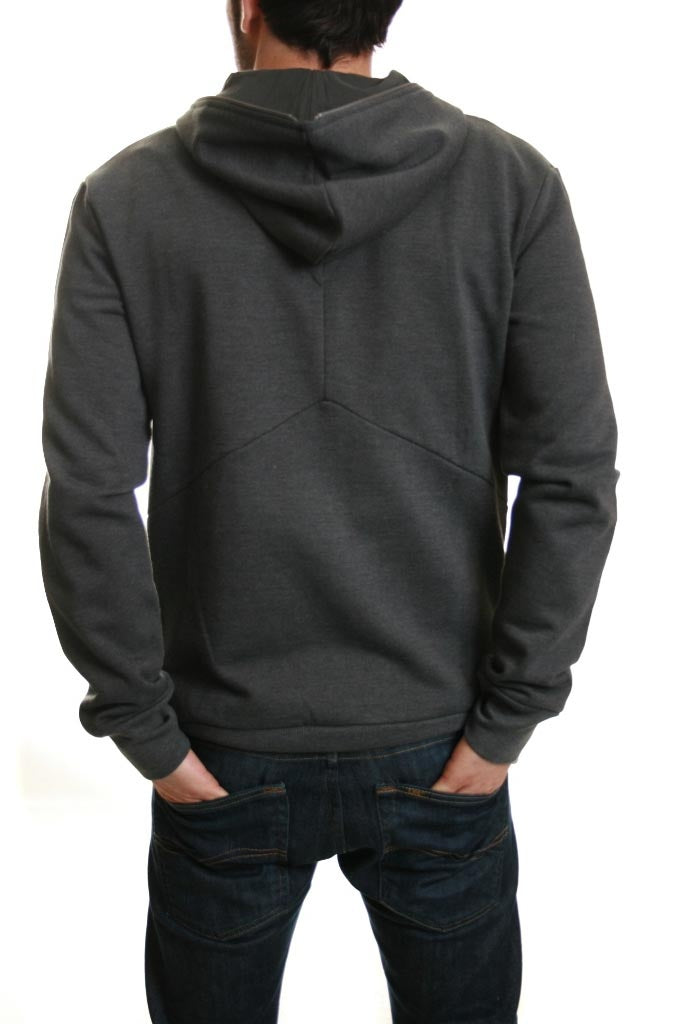 Junk de Luxe Edinburgh Zip Hoody in Black Wash Inocencia