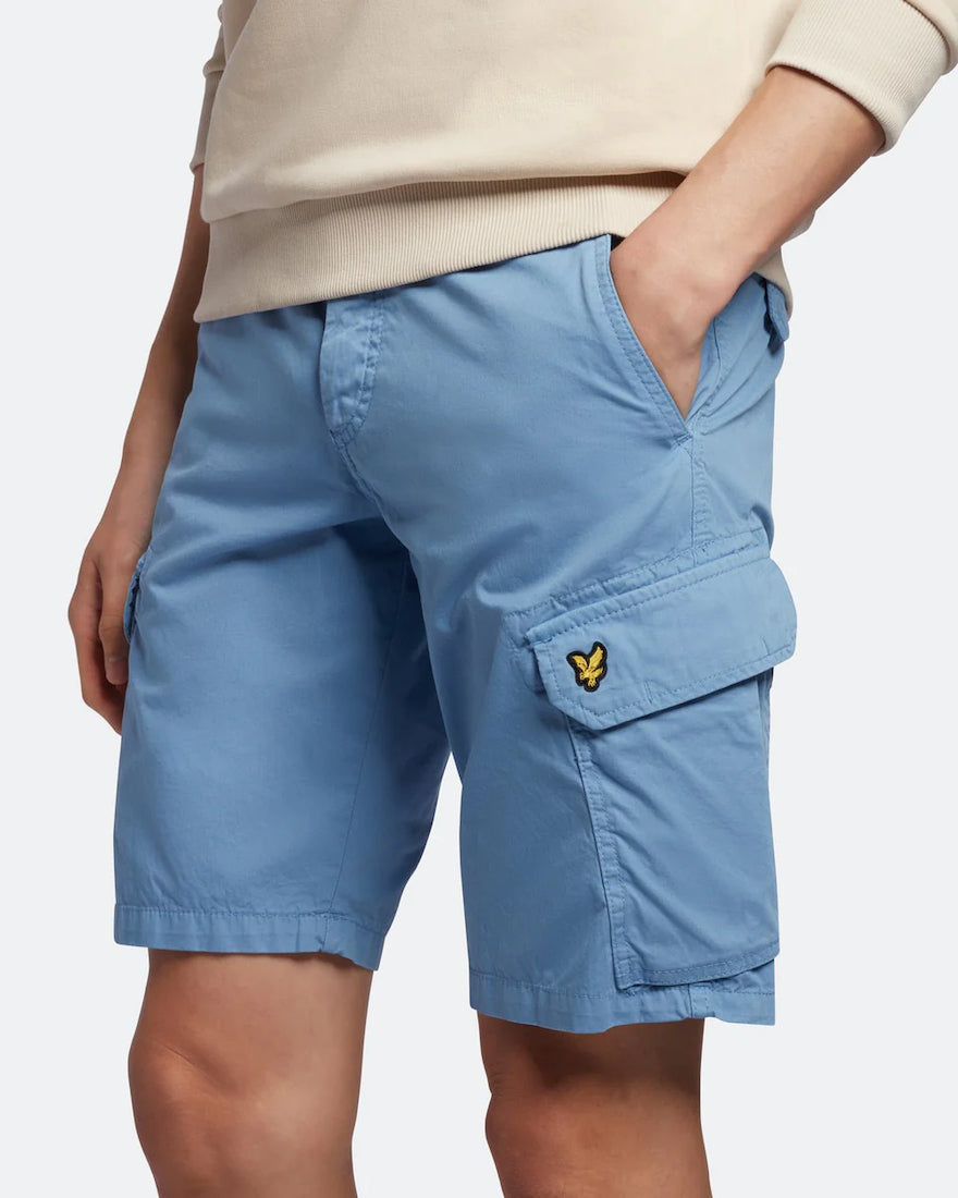 Lyle & Scott Wembley Cargo Shorts in Skipton Blue