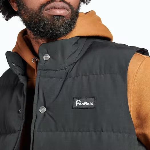 Penfield Outback Gilet Body Warmer Vest in Black