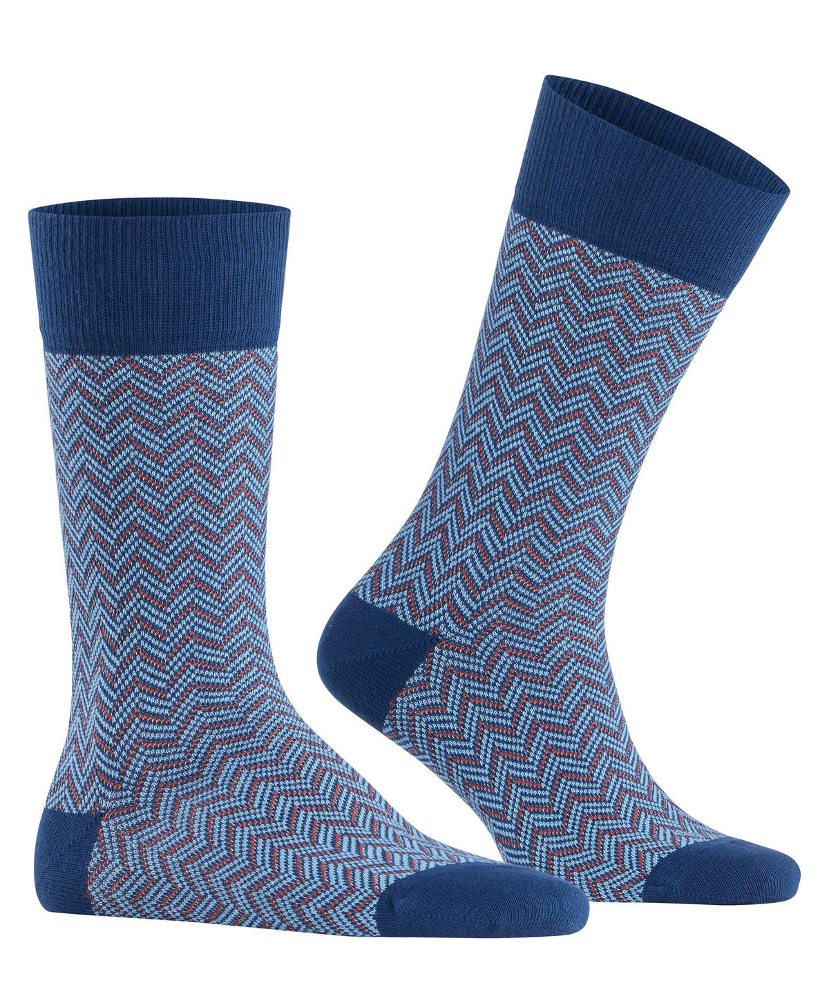 Burlington Herringbone Socks Royal Blue