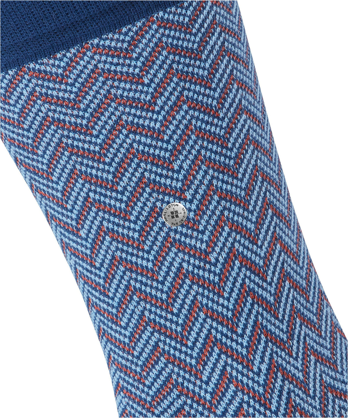 Burlington Herringbone Socks Royal Blue