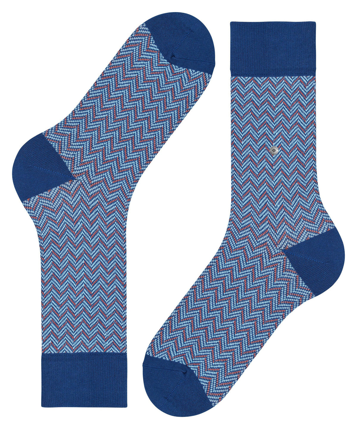 Burlington Herringbone Socks Royal Blue