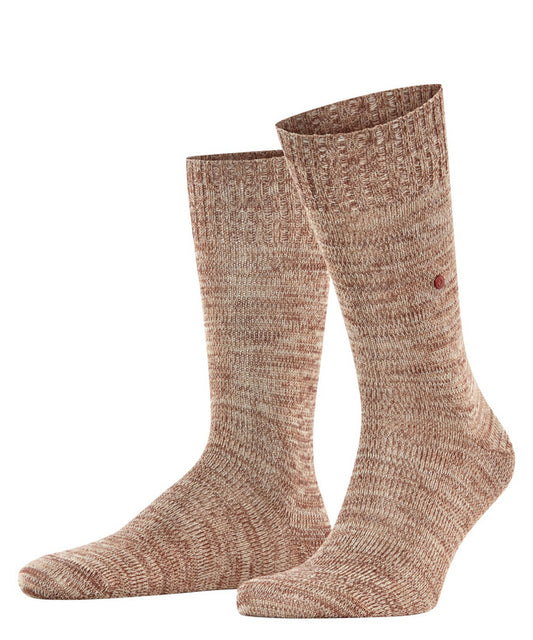 Burlington Knitting Hill Wool Socks Caramel