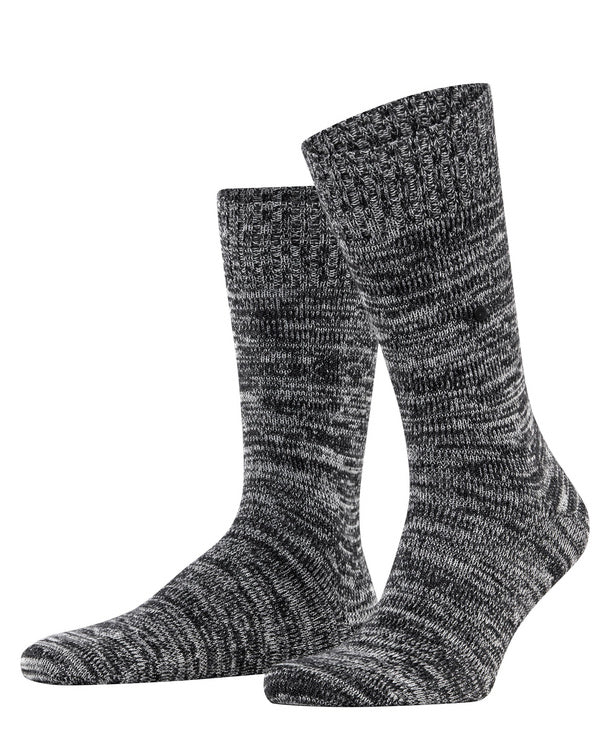 Burlington Knitting Hill Wool Socks Black