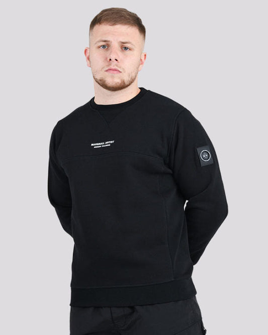 Marshall Artist Siren Crew Sweat in Black