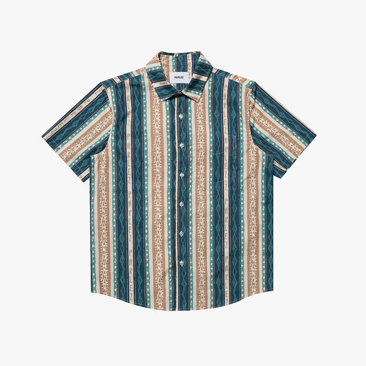 Parlez Nevado Pattern Shirt Lagoon