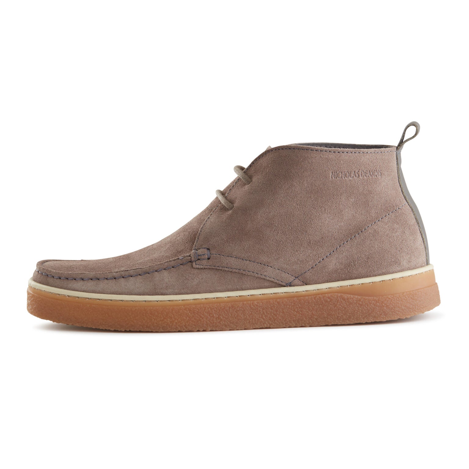 Nicholas Deakins Botin Boots Grey Suede
