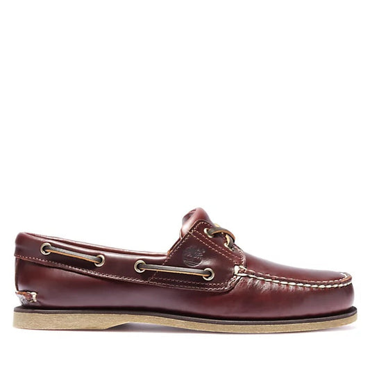 Timberland Classic 2 Eye Boat Shoe in Rootbeer Brown