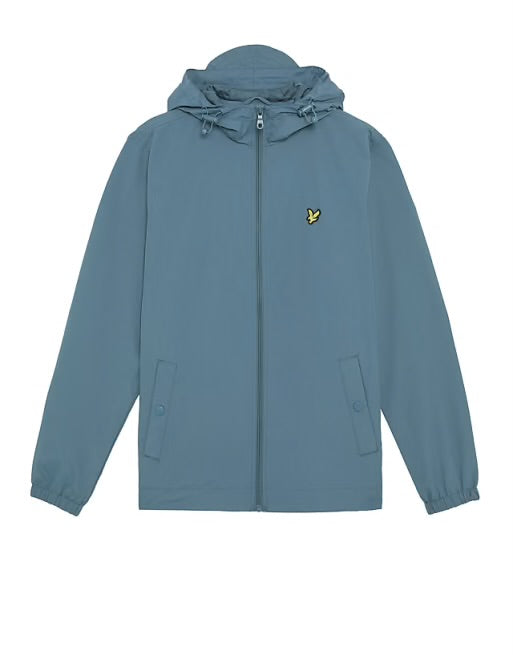 Lyle & Scott Zip Through Hooded Jacket Deep Water