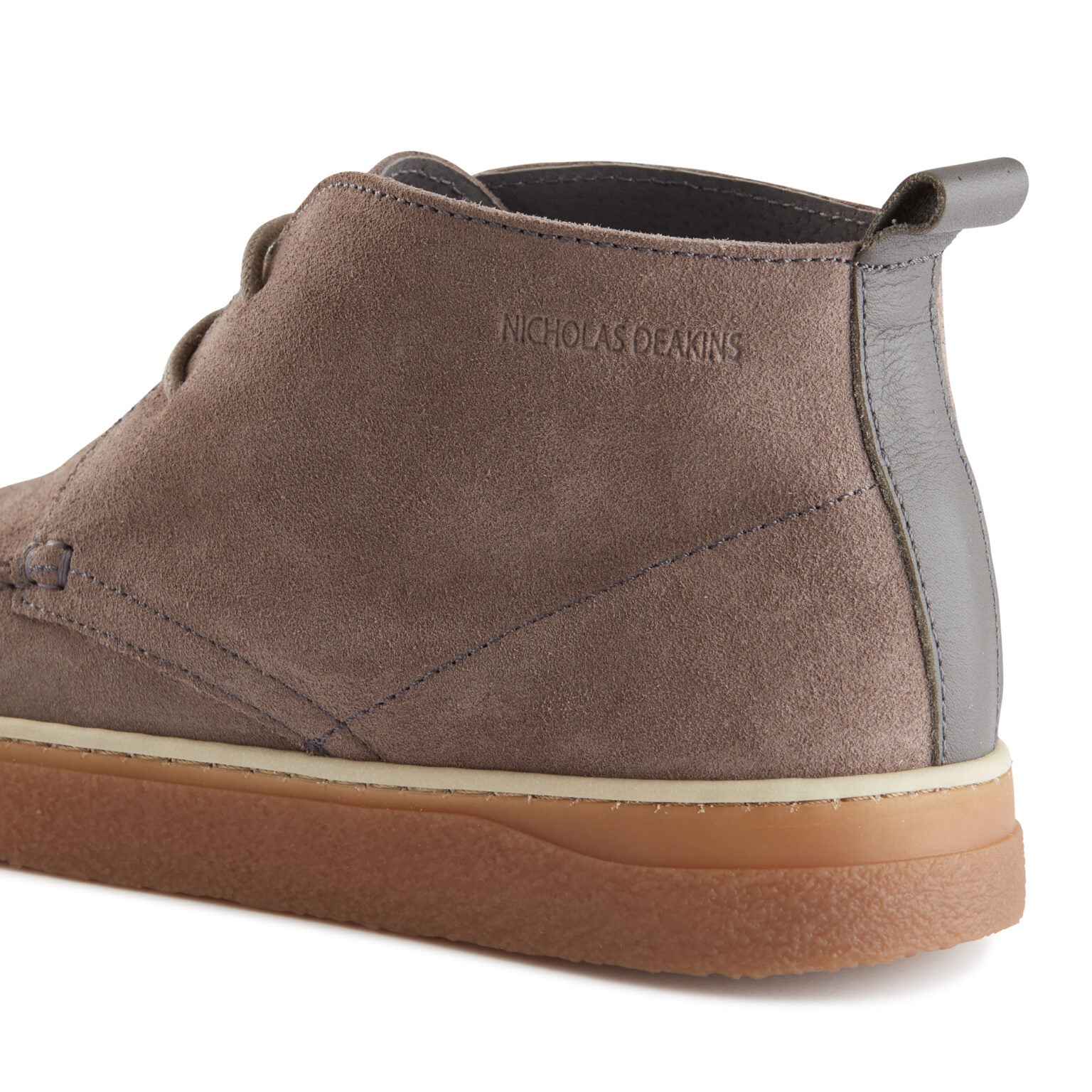 Nicholas Deakins Botin Boots Grey Suede