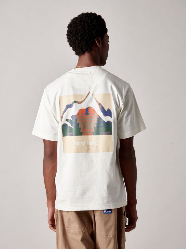 Penfield Forefounder Backprint T-Shirt vanilla Ice