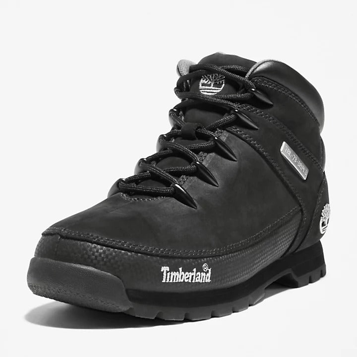 Timberland Euro Sprint Hiker Boots in Black Nubuck