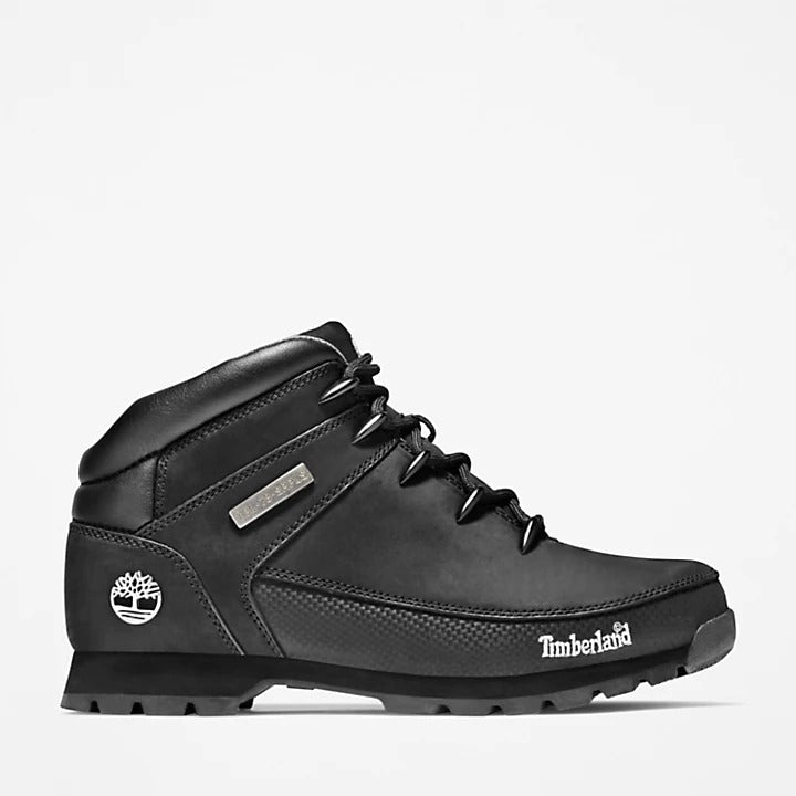 Timberland Euro Sprint Hiker Boots in Black Nubuck