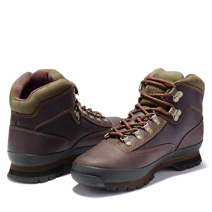 Timberland Euro Hiker Mid Leather Boots Brown