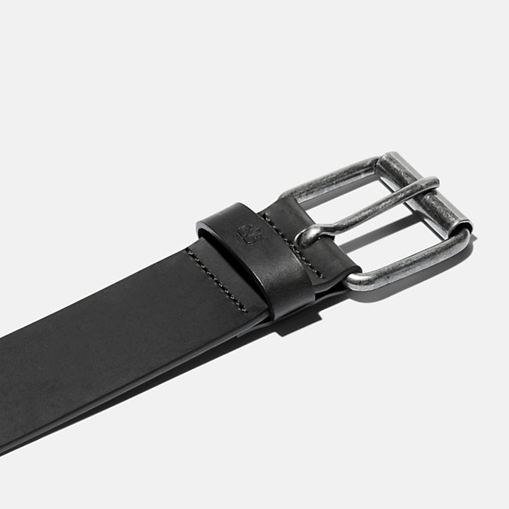 Timberland Leather Man Belt in Black