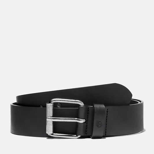 Timberland Leather Man Belt in Black