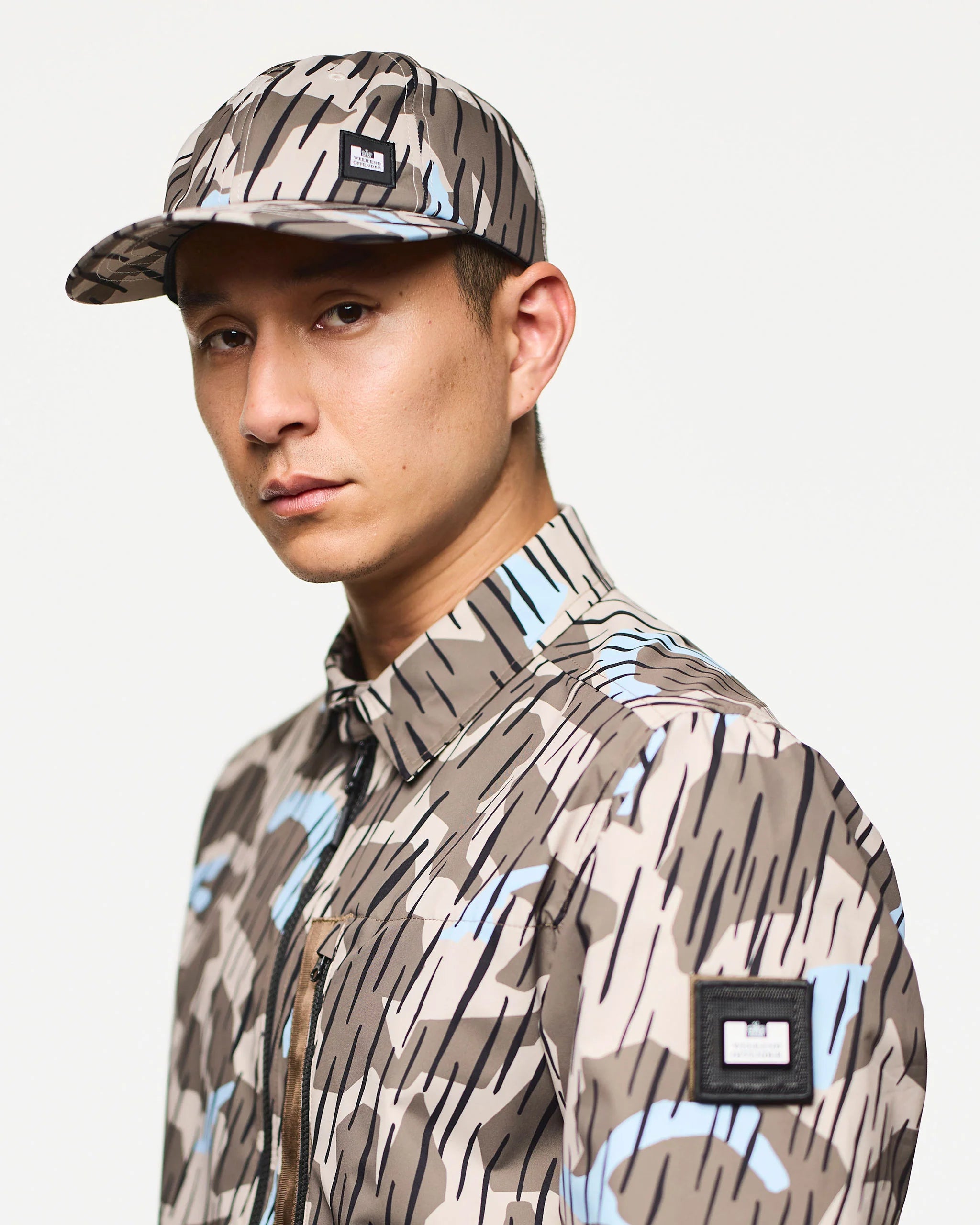 Weekend Offender Lukather Camo Baseball Cap Tobacco Brown