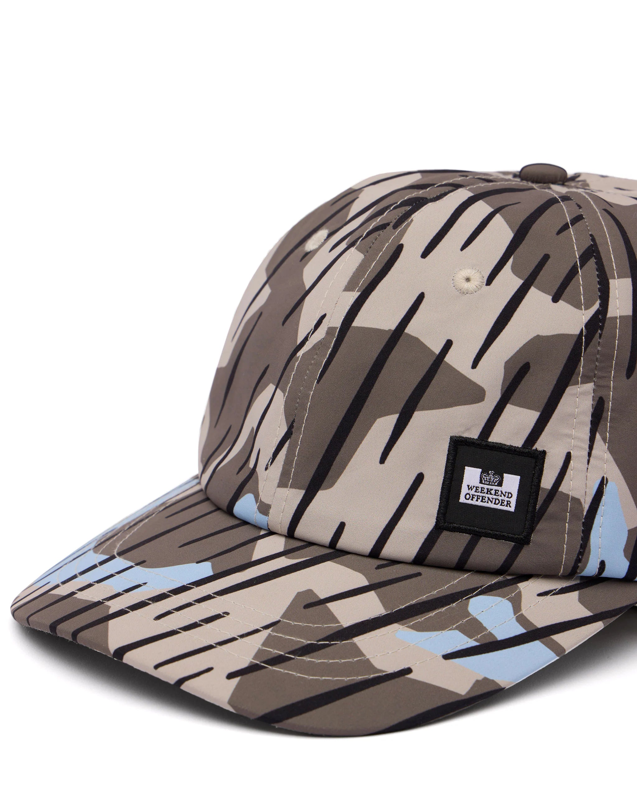 Weekend Offender Lukather Camo Baseball Cap Tobacco Brown