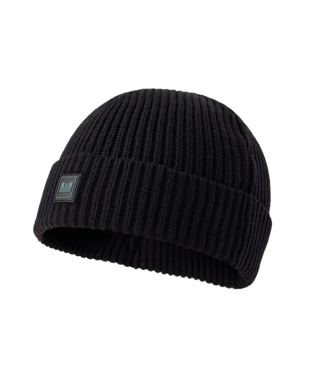 Weekend Offender Kettama Rib Beanie Black