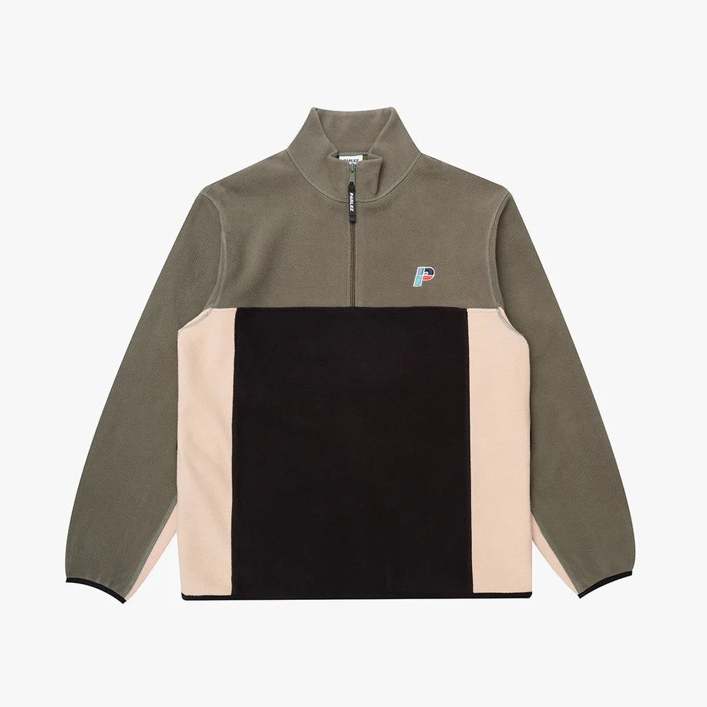 Parlez 1/4 Zip Apex Overhead Fleece Herb