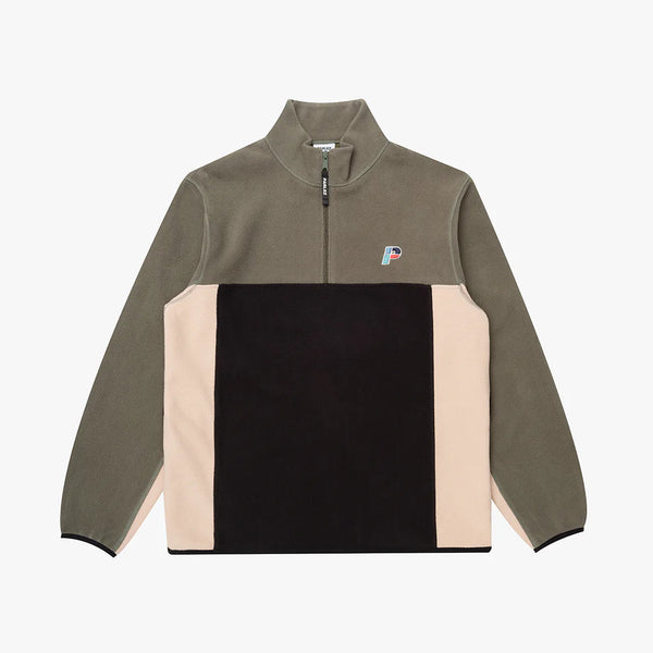 Parlez 1/4 Zip Apex Overhead Fleece Herb