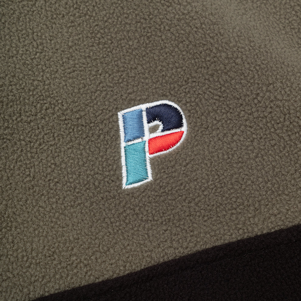 Parlez 1/4 Zip Apex Overhead Fleece Herb