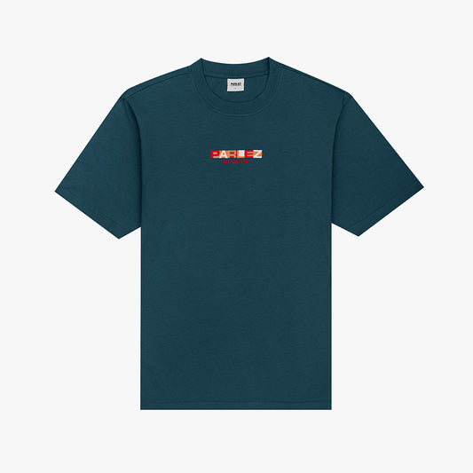 Parlez Block T-Shirt Petrol