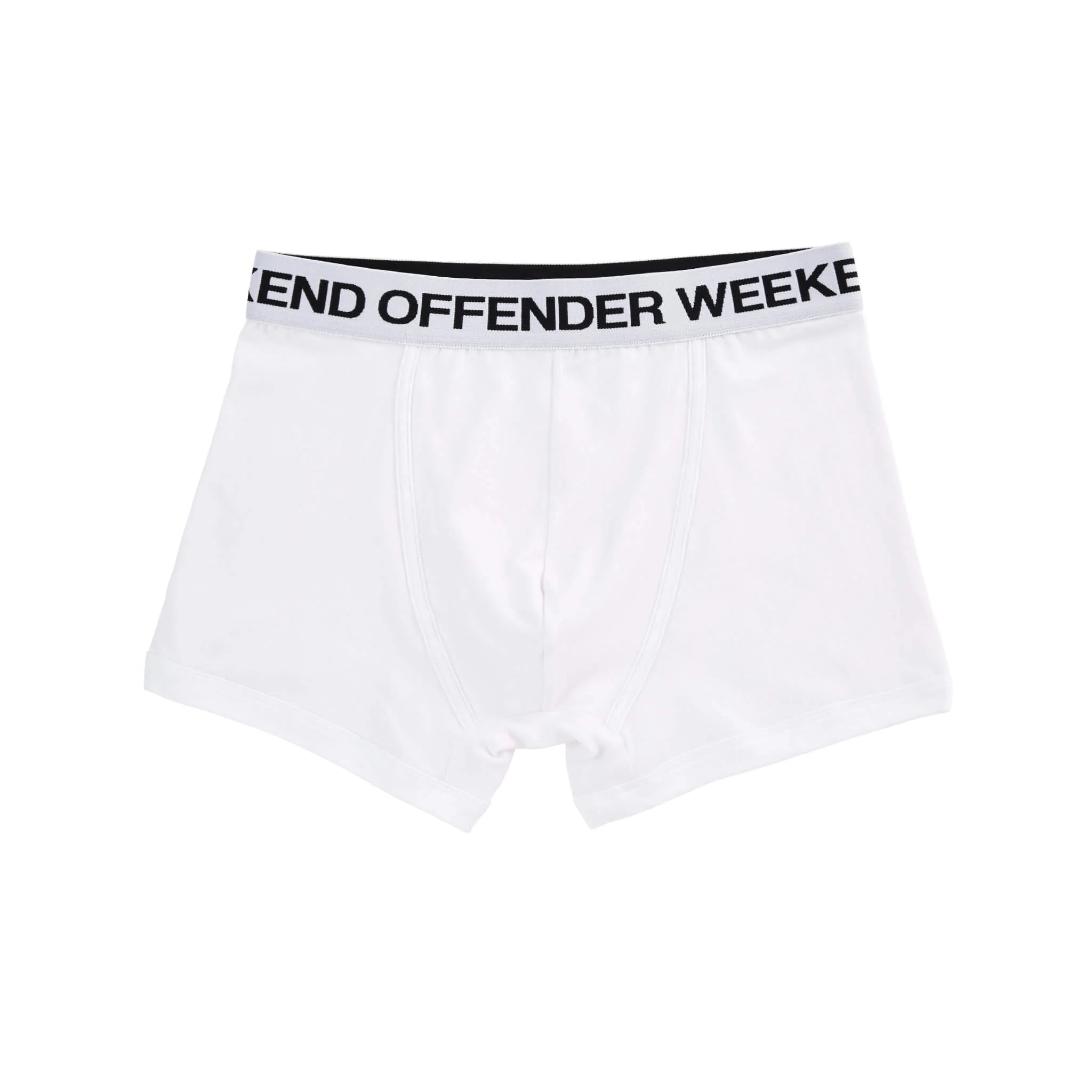 Weekend Offender 3 Pack Branded Boxer Shorts White – Inocencia