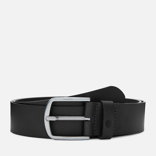 Timberland Bluff Point Leather Belt Black