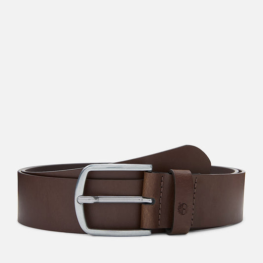 Timberland Bluff Point Leather Belt Brown