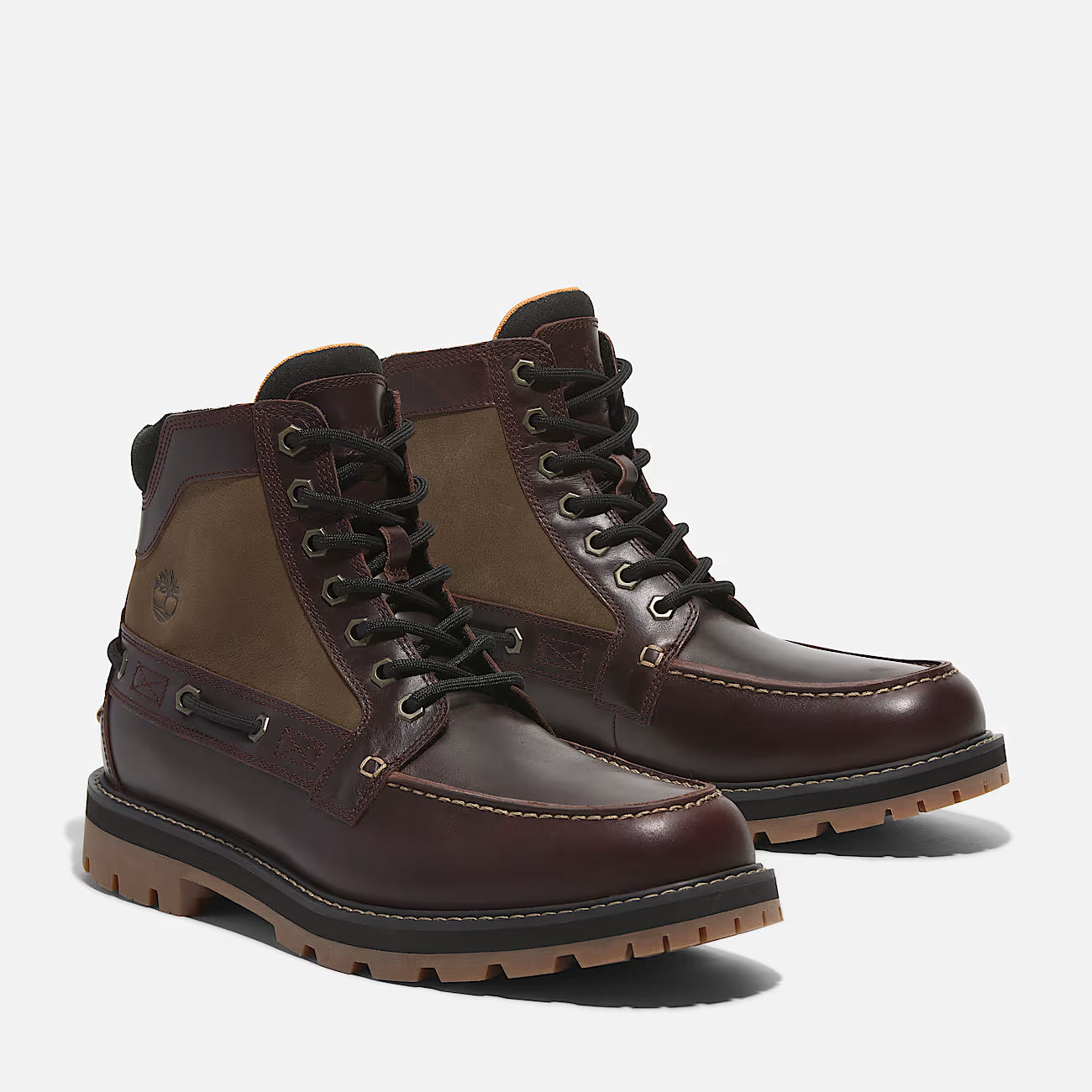 Timberland Britton Road Mid Lace Boots Burgundy Brown