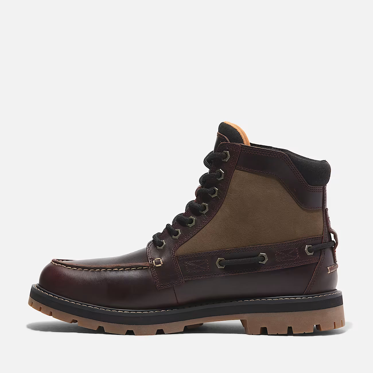 Timberland Britton Road Mid Lace Boots Burgundy Brown