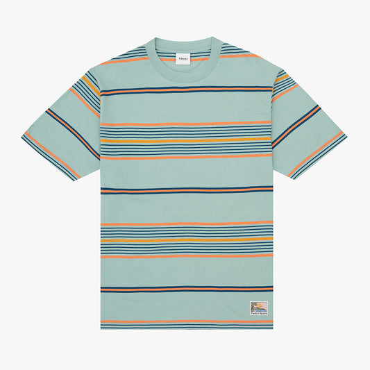 Parlez Calm Stripe YD T-Shirt Mineral