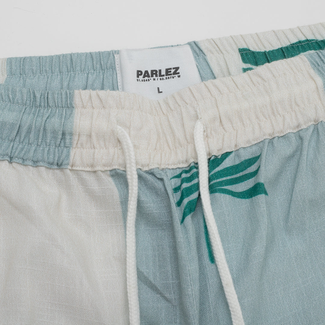Parlez Cabo Print Shorts Sea Mist