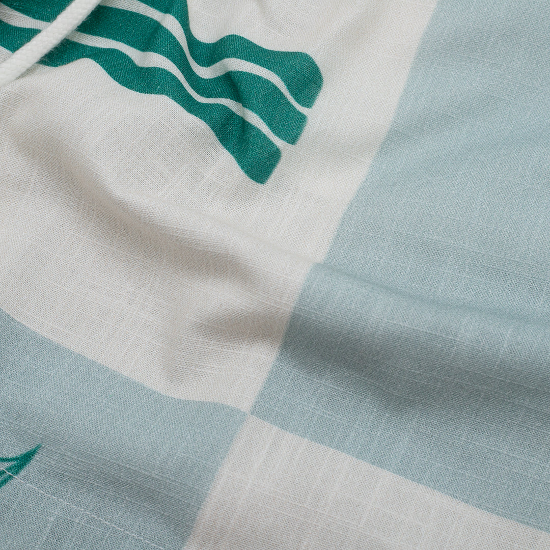 Parlez Cabo Print Shorts Sea Mist