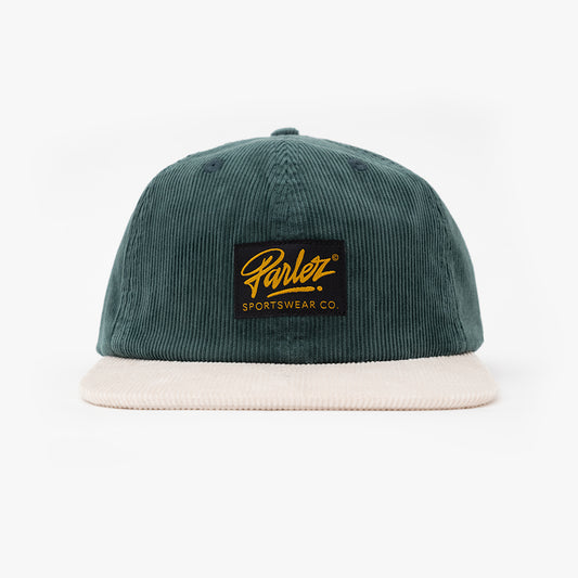 Parlez Chester 6 Panel Cap Deep Green