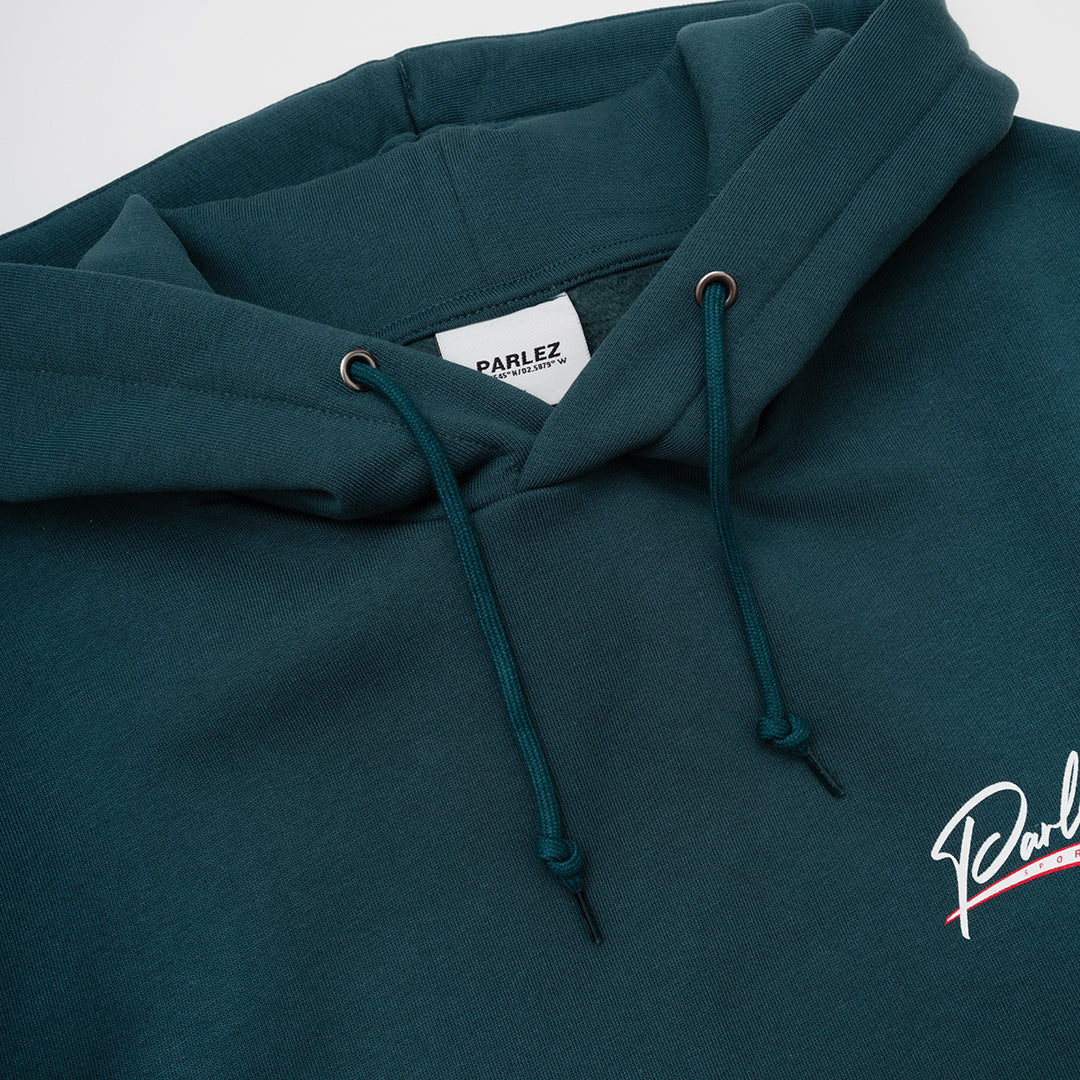 Parlez Chisel Overhead Hoodie Petrol