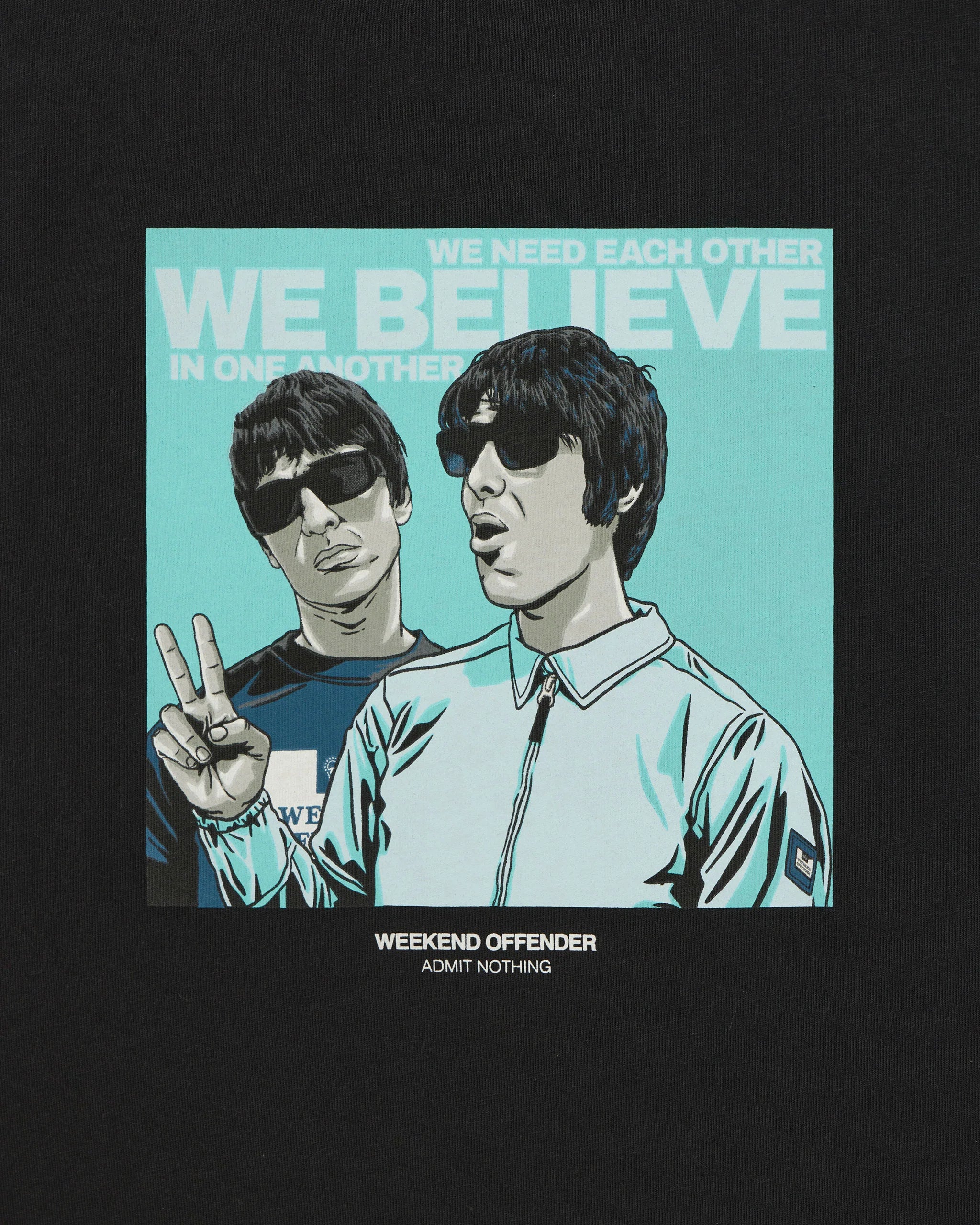 Weekend Offender Believe T-Shirt Black
