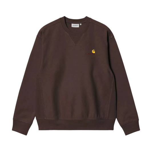 Carhartt WIP American Script Crew Sweat Palisander