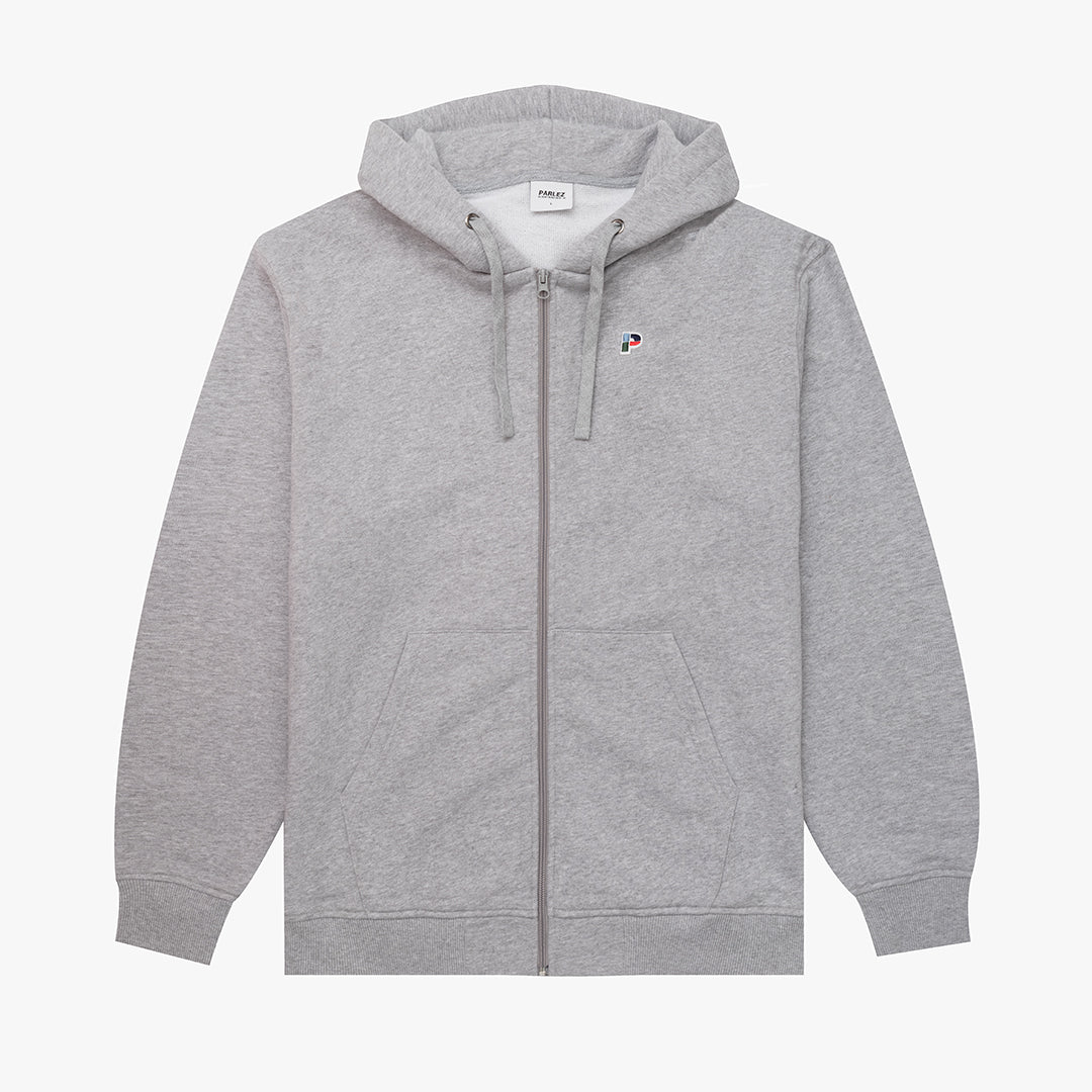 Parlez Demi Zip Hoodie Heather Grey
