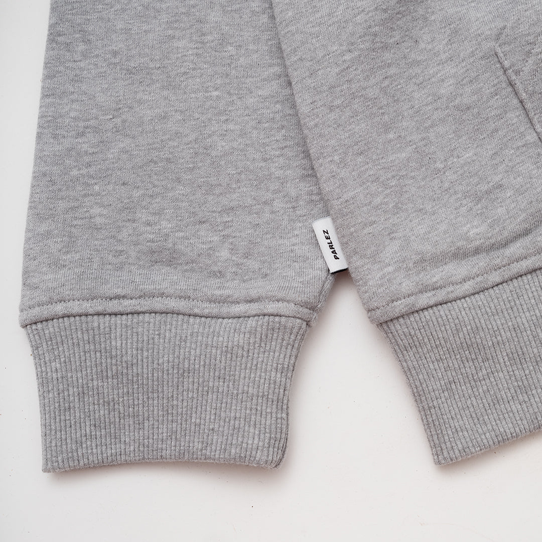 Parlez Demi Zip Hoodie Heather Grey