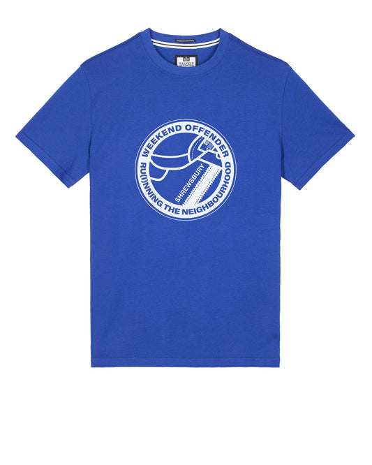 Weekend Offender City Shrewsbury Trainer Series T-Shirt Electric Blue
