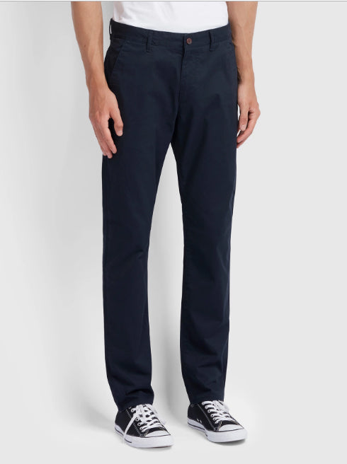 Farah Elm Twill Chino in True Navy