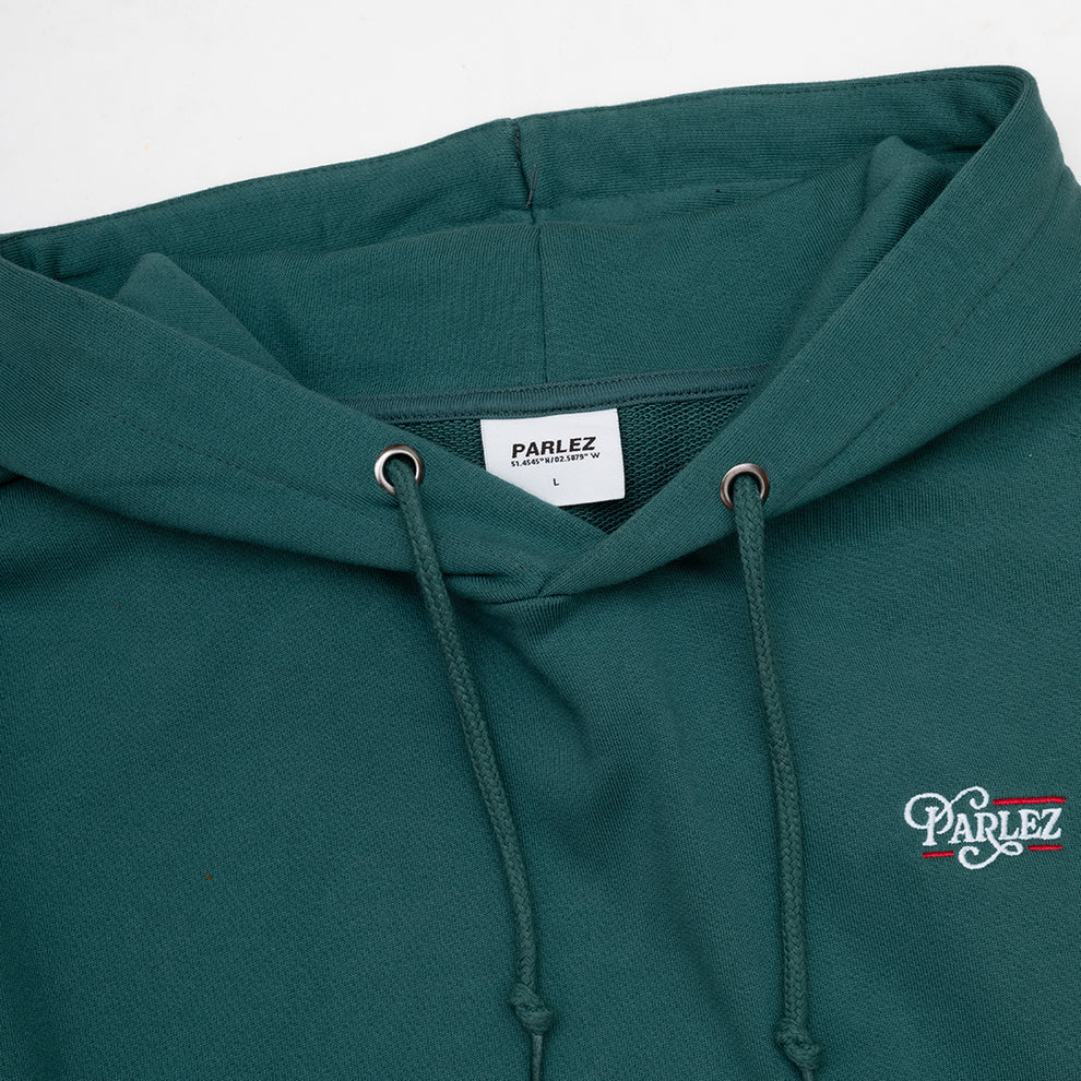 Parlez Gratis Hoodie Pacific Green
