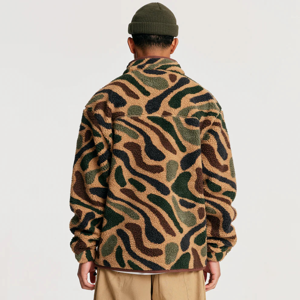 Parlez Hedgeman Zip Thru Camo Fleece