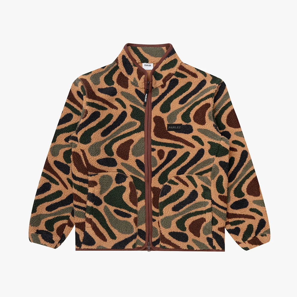 Parlez Hedgeman Zip Thru Camo Fleece