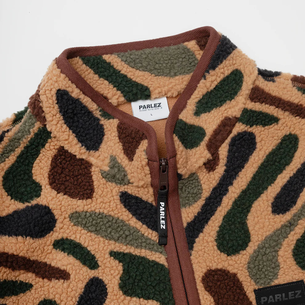 Parlez Hedgeman Zip Thru Camo Fleece