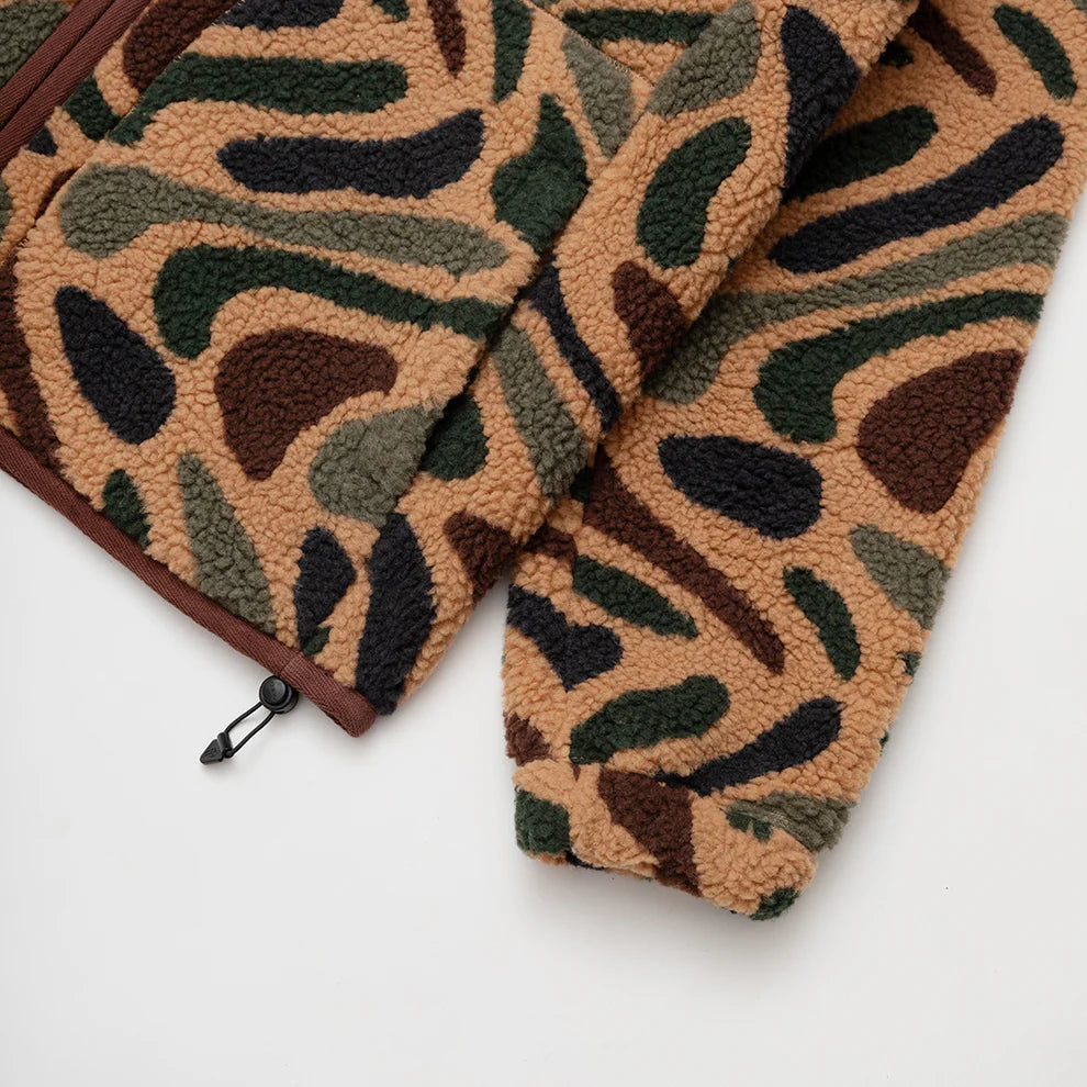 Parlez Hedgeman Zip Thru Camo Fleece
