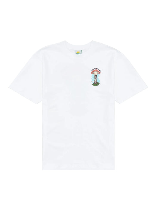 Hikerdelic Mountain High Backprint T-Shirt White